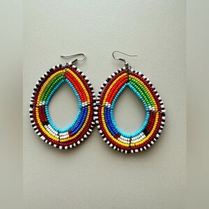 Handmade Beaded Earrings from Kenya